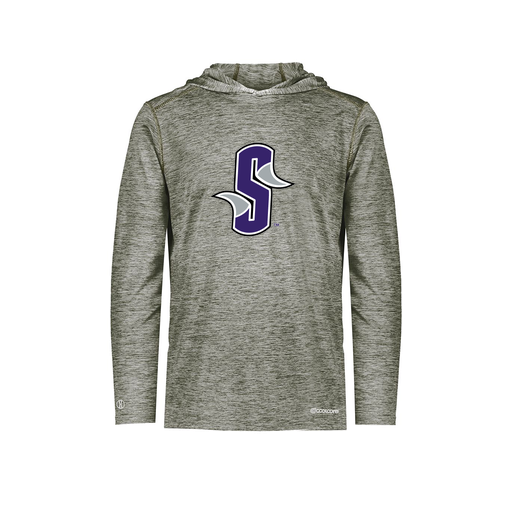 [FOLHCGGY-AS-LOGO3] Men's Charge Hoodie (Adult S, Gray, Logo 3)