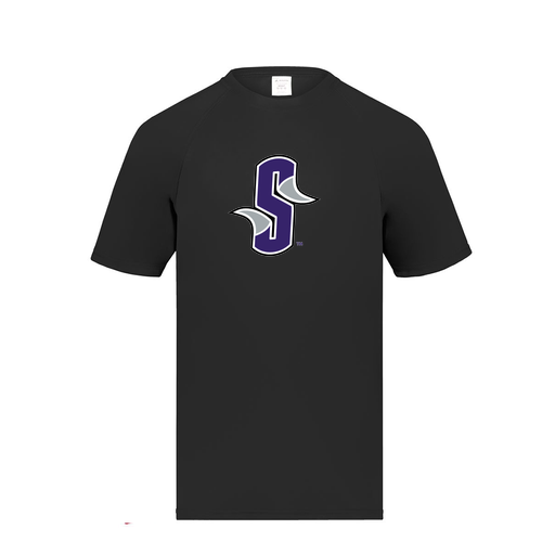 [2790.080.S-LOGO3] Men's Smooth Sport T-Shirt (Adult S, Black, Logo 3)