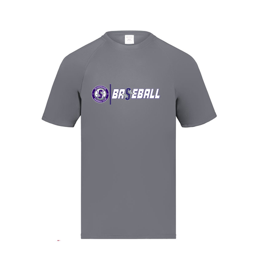 [2790.059.S-LOGO1] Men's Smooth Sport T-Shirt (Adult S, Gray, Logo 1)