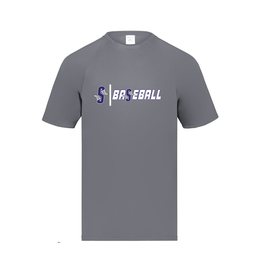 [2790.059.S-LOGO2] Men's Smooth Sport T-Shirt (Adult S, Gray, Logo 2)