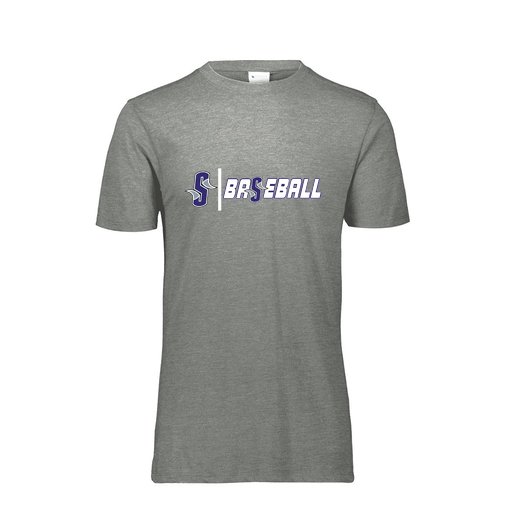 [FTSCUBGY-AS-LOGO2] Decker Men's Tri-Blend T-Shirt - Short Sleeve (Adult S, Gray, Logo 2)