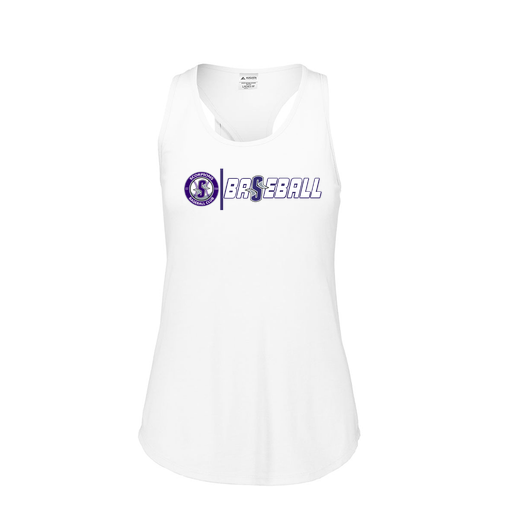 [3078.005.S-LOGO1] Ladies Tri Blend Tank Top (Female Adult S, White, Logo 1)