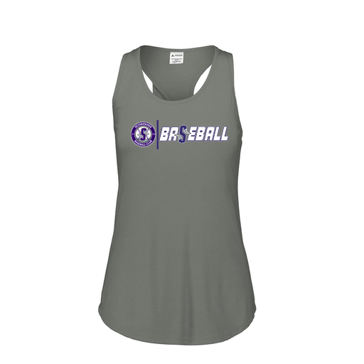 [3078.013.S-LOGO1] Ladies Tri Blend Tank Top (Female Adult S, Gray, Logo 1)