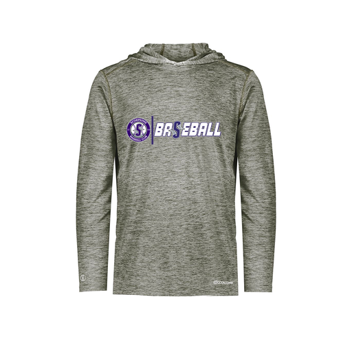 [FOLHCGGY-AS-LOGO1] Decker Men's Charge Hoodie (Adult S, Gray, Logo 1)