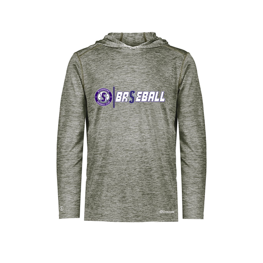 [CUS-DFW-CHGHOOD-PER-LSL-GRY-YS-LOGO1] Youth Charge Hoodie (Youth S, Gray, Logo 1)