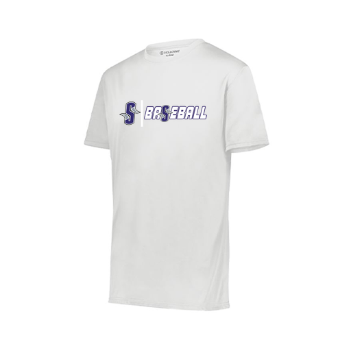 [222818.005.S-LOGO2] Men's Movement Dri Fit Shirt (Adult S, White, Logo 2)