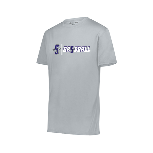 [222818.099.S-LOGO2] Men's Movement Dri Fit Shirt (Adult S, Silver, Logo 2)