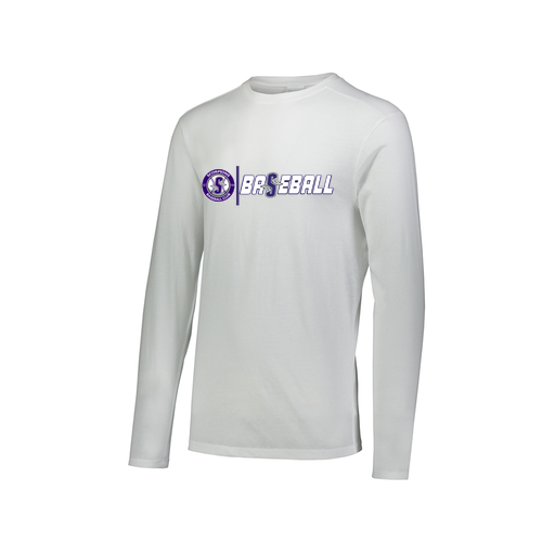 [3075.005.XS-LOGO1] Men's LS Ultra-blend T-Shirt (Adult XS, White, Logo 1)